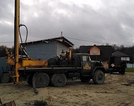 Бурение и обустройство скважины в г.Домодедово, территория Сиеста Восточная